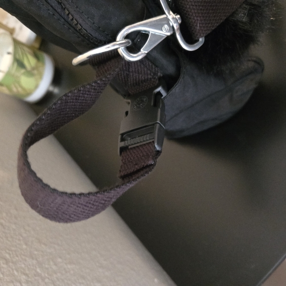 Kipling Black Leopard Diaper Bag/Tote Bag